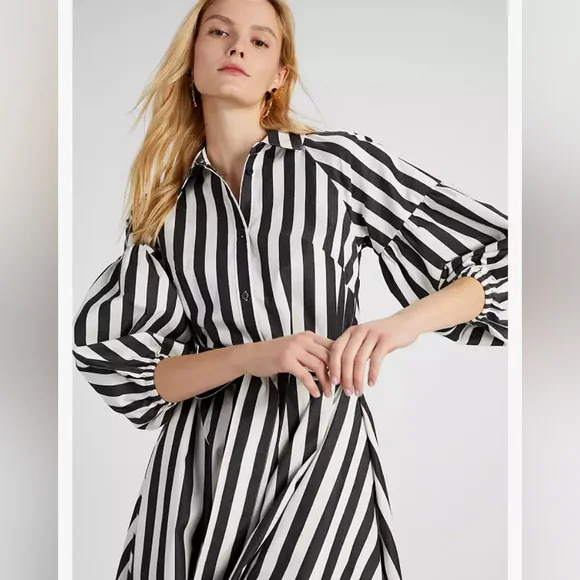 NWT KATE SPADE Terrace Stripe Dakota Dress SZ Medium - Picture 7 of 16